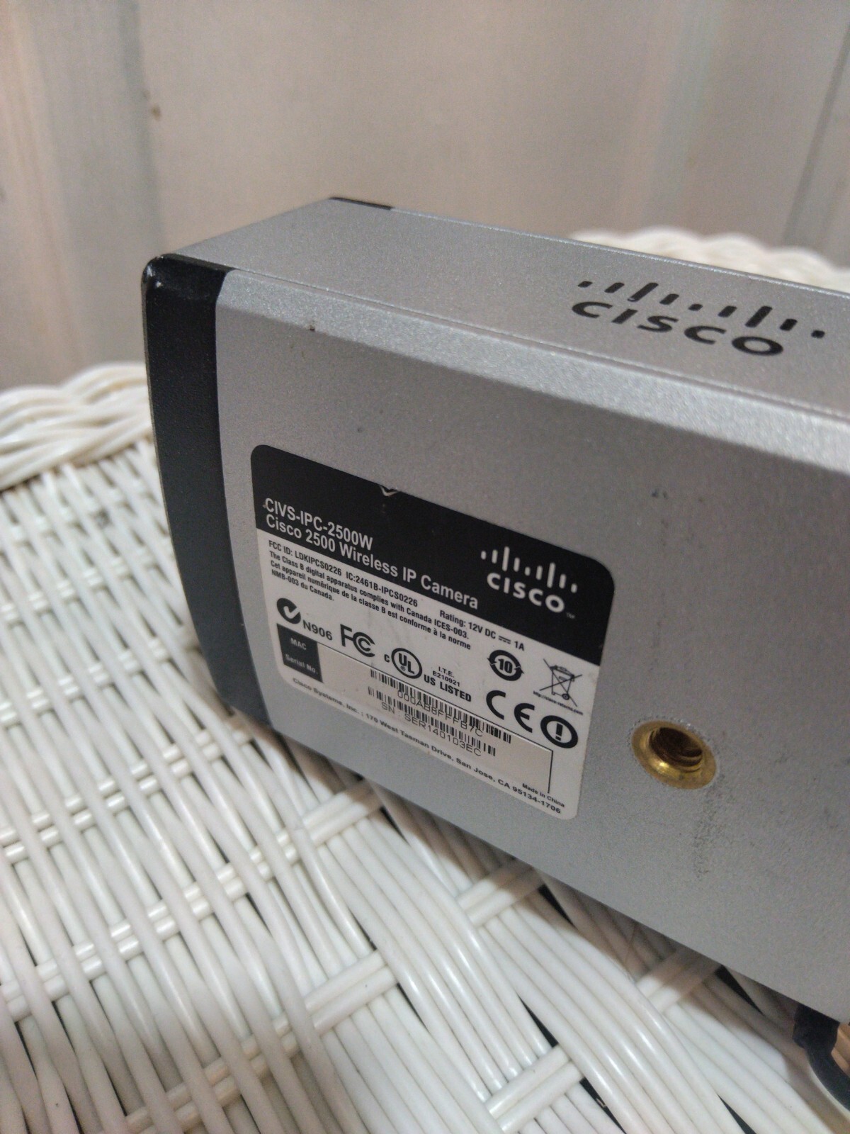 Cisco CIVS-IPC-2500 Cisco 2500 IP Camera Unit Only No Power Supply