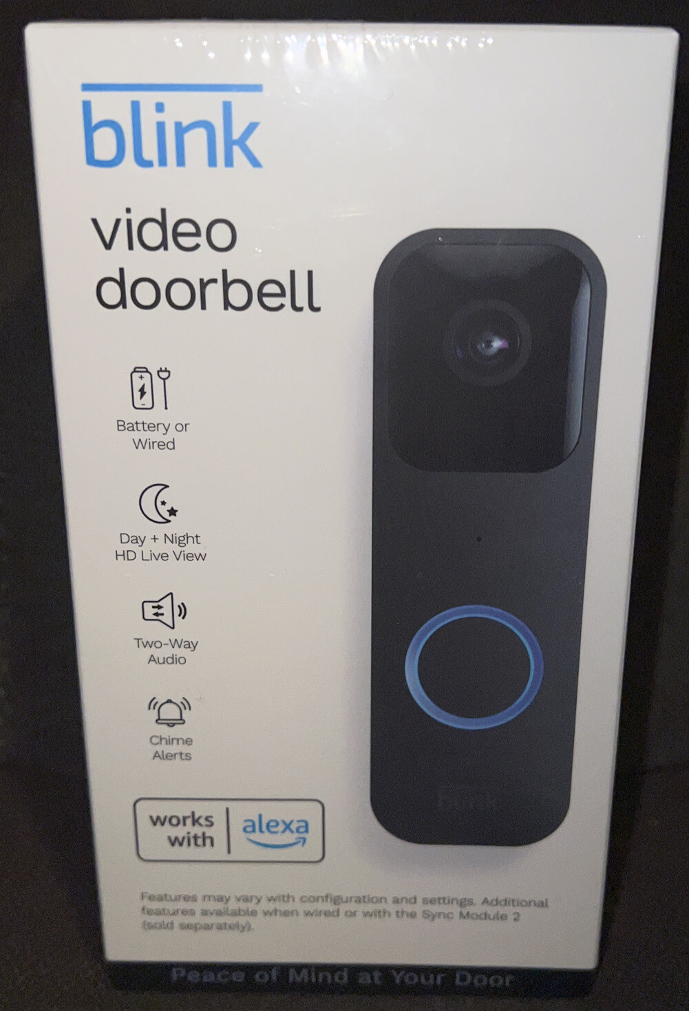 Blink Smart Video Doorbell?BLK Wired or Wireless Wi-fi Compatibility#B08SG2MS3V