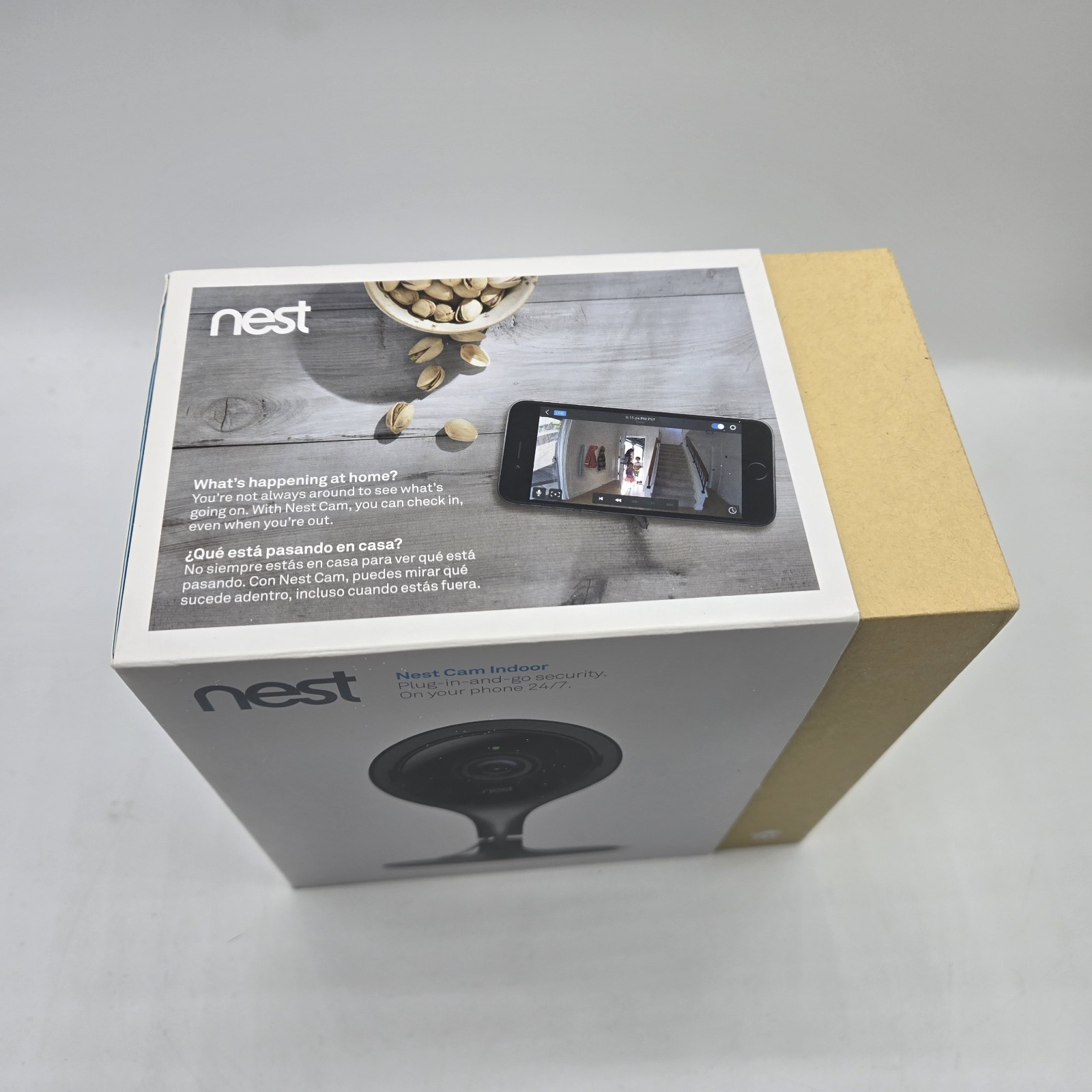 New Open Box Google Nest A0005 NC1102ES Cam Indoor Security Camera 1st Gen – NIB