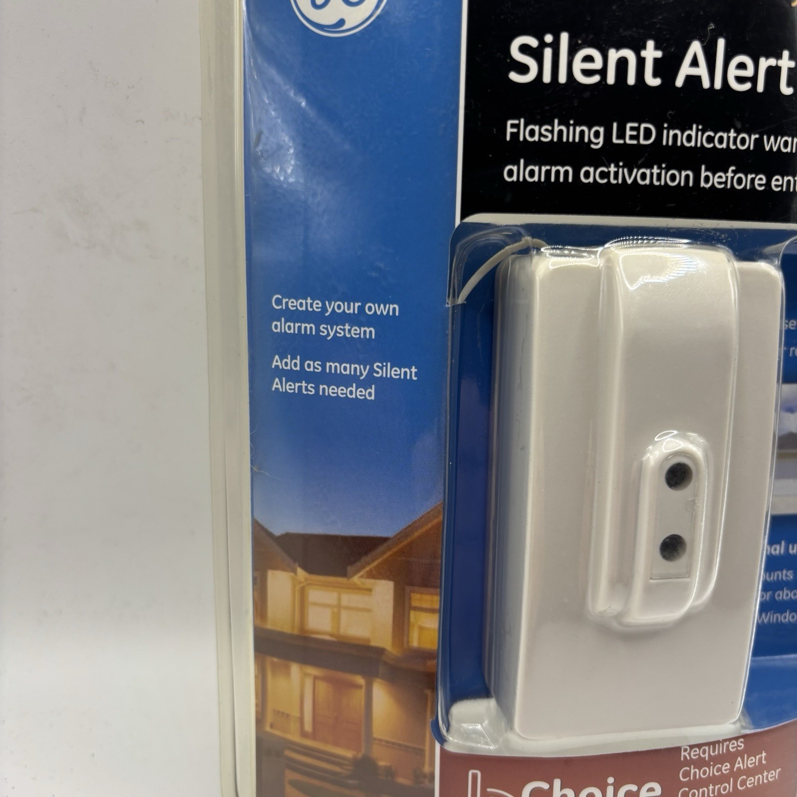 GE Choice Silent Alert Wireless Alarm System Flashing LED General Electric 45137