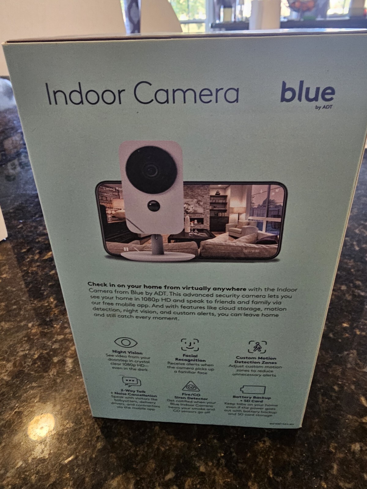 8 Pcs. Blue By ADT Smart Home Full Security System-Safety Seal Intact**NEW**