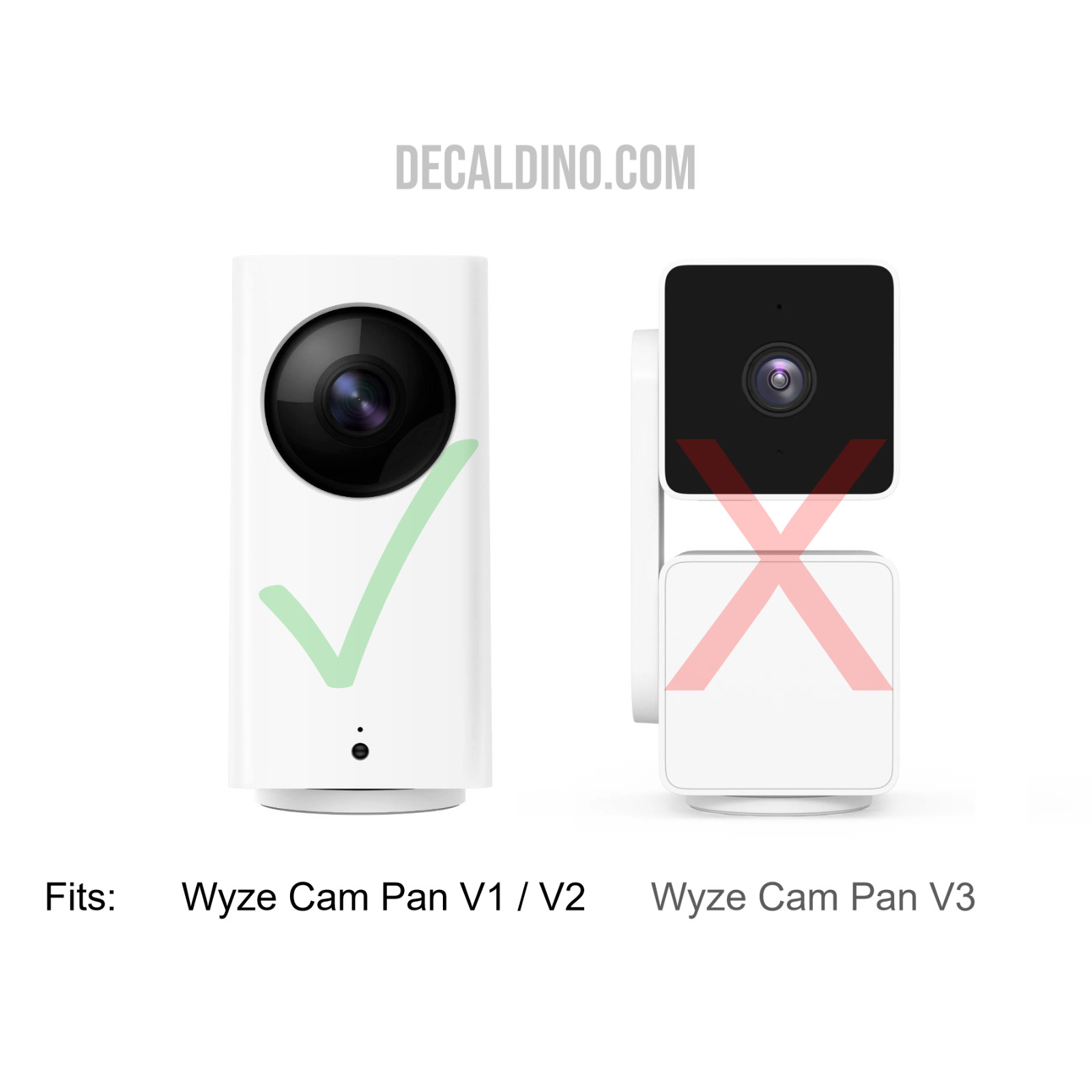 Hidden Plant Vase Case for Wyze Pan Cam V1 V2 – Secret Hide Cover Roku SE Nanny