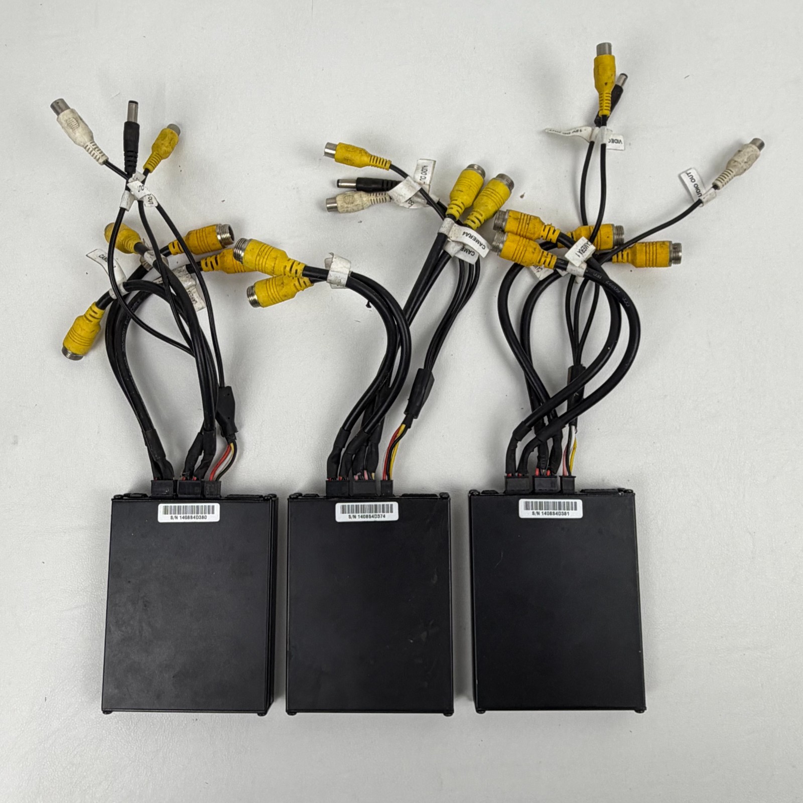 Lot of 3 Pro Vision Video Systems Solid State DVR PD-1736 Video Recording System