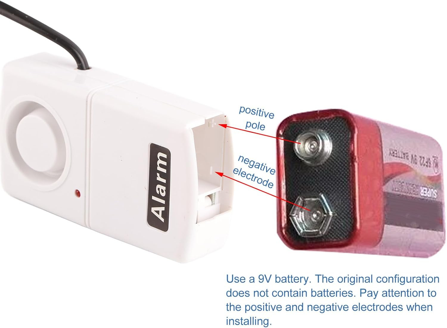 Smart LED Power Failure Alarm 120Db Warning Siren with Mute Switch for Home & Of