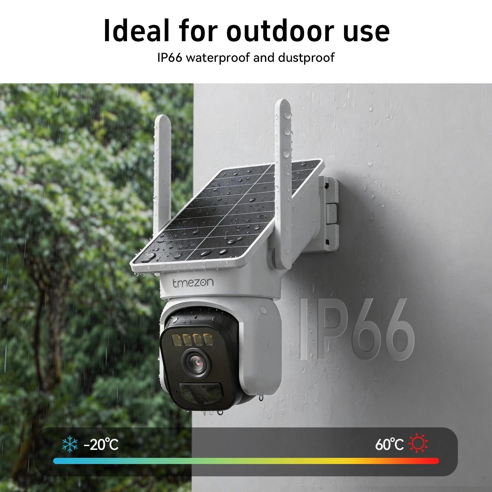 Solar Wireless Home Outdoor CCTV Security Camera System 5G WIFI NVR Monitor 500G