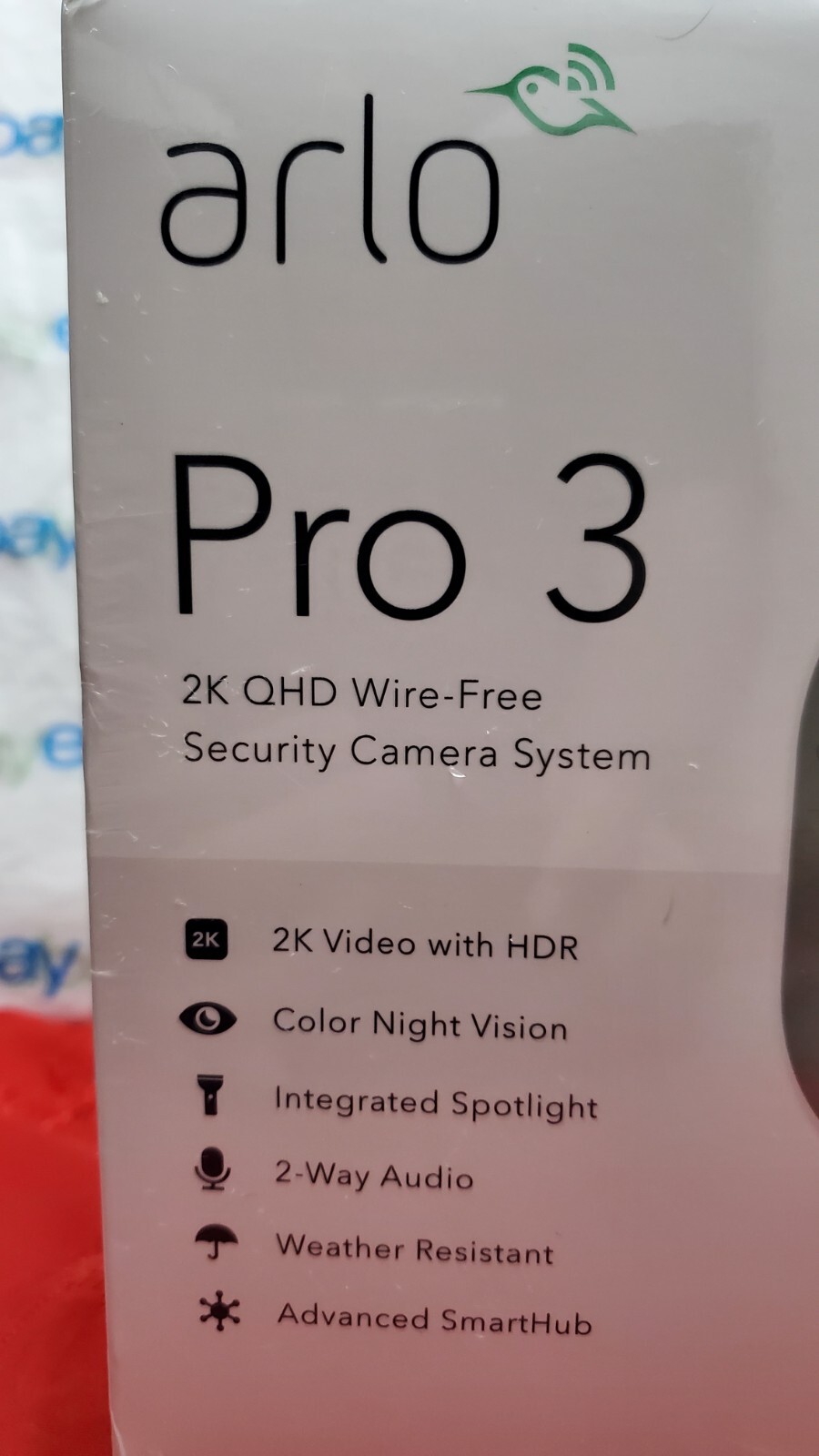 Arlo Pro 3 VMS4240P-100NAS 2K QHD Wire-Free Security Camera System (VMC4240P)