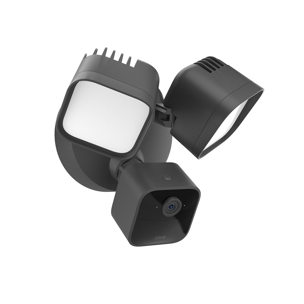 Blink Wired Floodlight Camera – Smart Security Camera, 1080p HD, Alexa