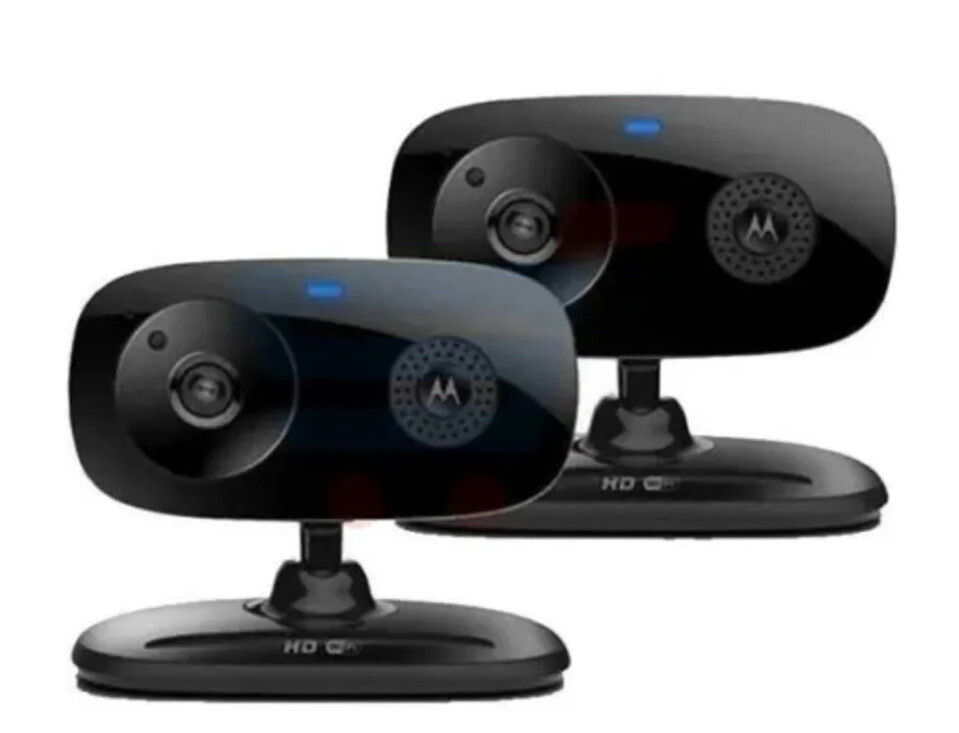 2X Motorola Focus66 Wifi HD Home Baby Monitoring Security Camera with Hubble