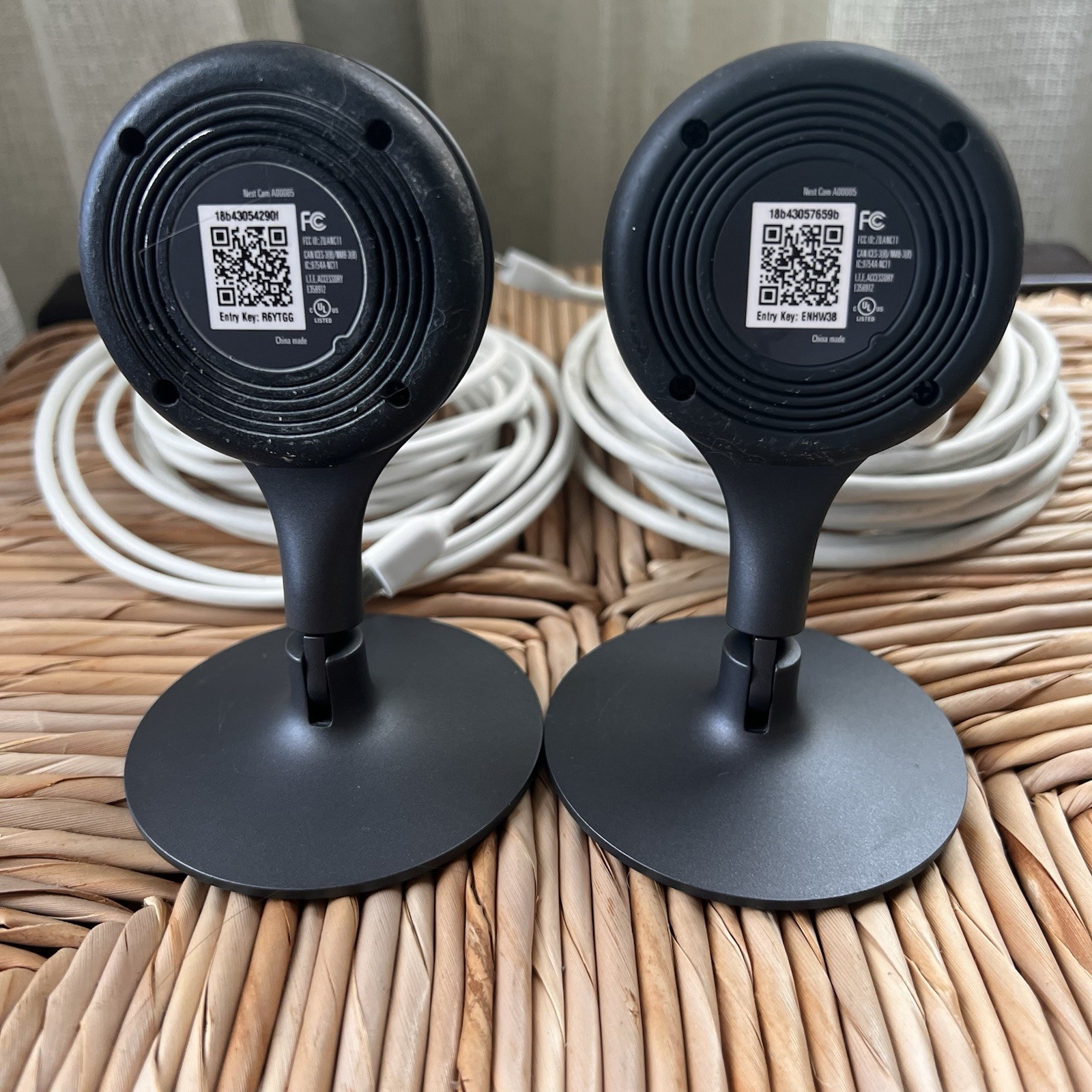 Google Nest Cam Model A0005 Indoor Security Wi-Fi Camera, Black (Pair) Tested
