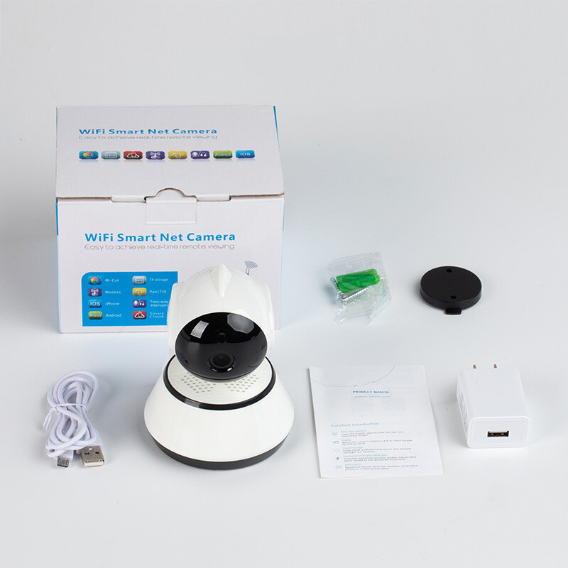 Motor Rotating HD 720P MINI Home Security Baby Monitor Motion Detection IP Camer
