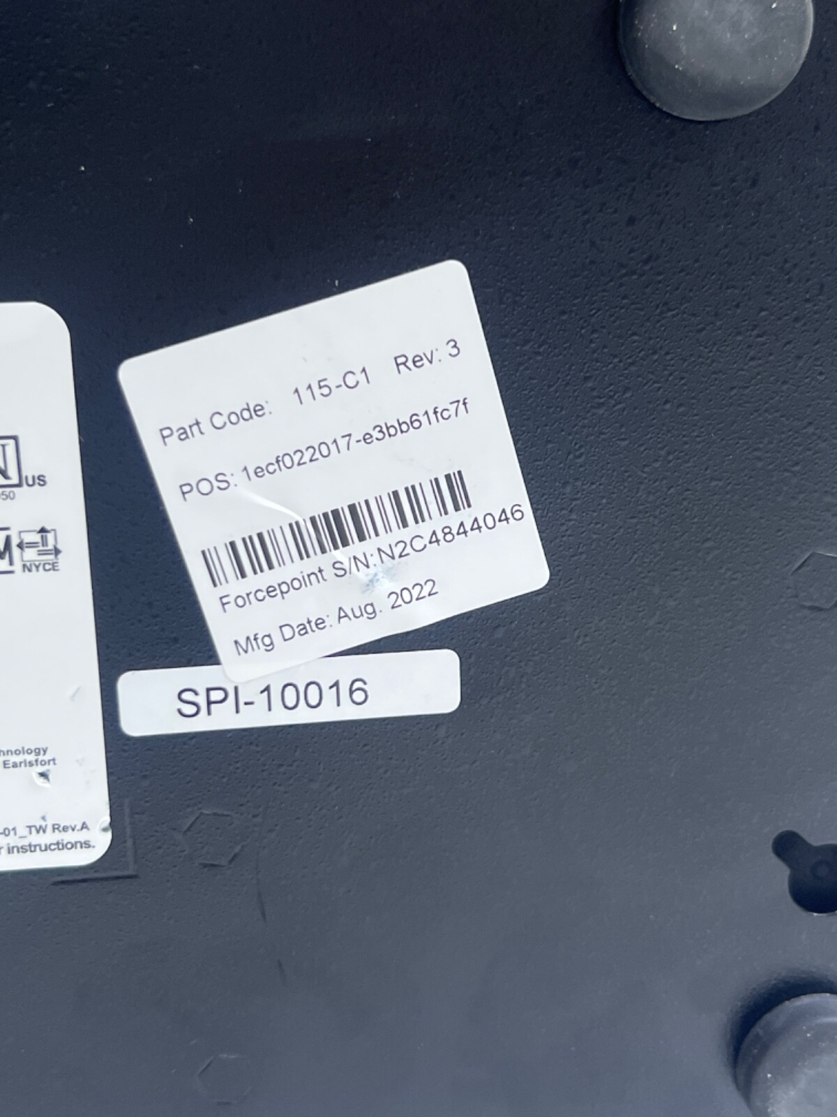 Forcepoint N115 Internet Security Device Stonesoft 100 Series
