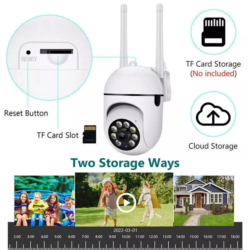 1-4Pack Wireless 5G WiFi Security Camera System Smart Outdoor Night Vision 1080P
