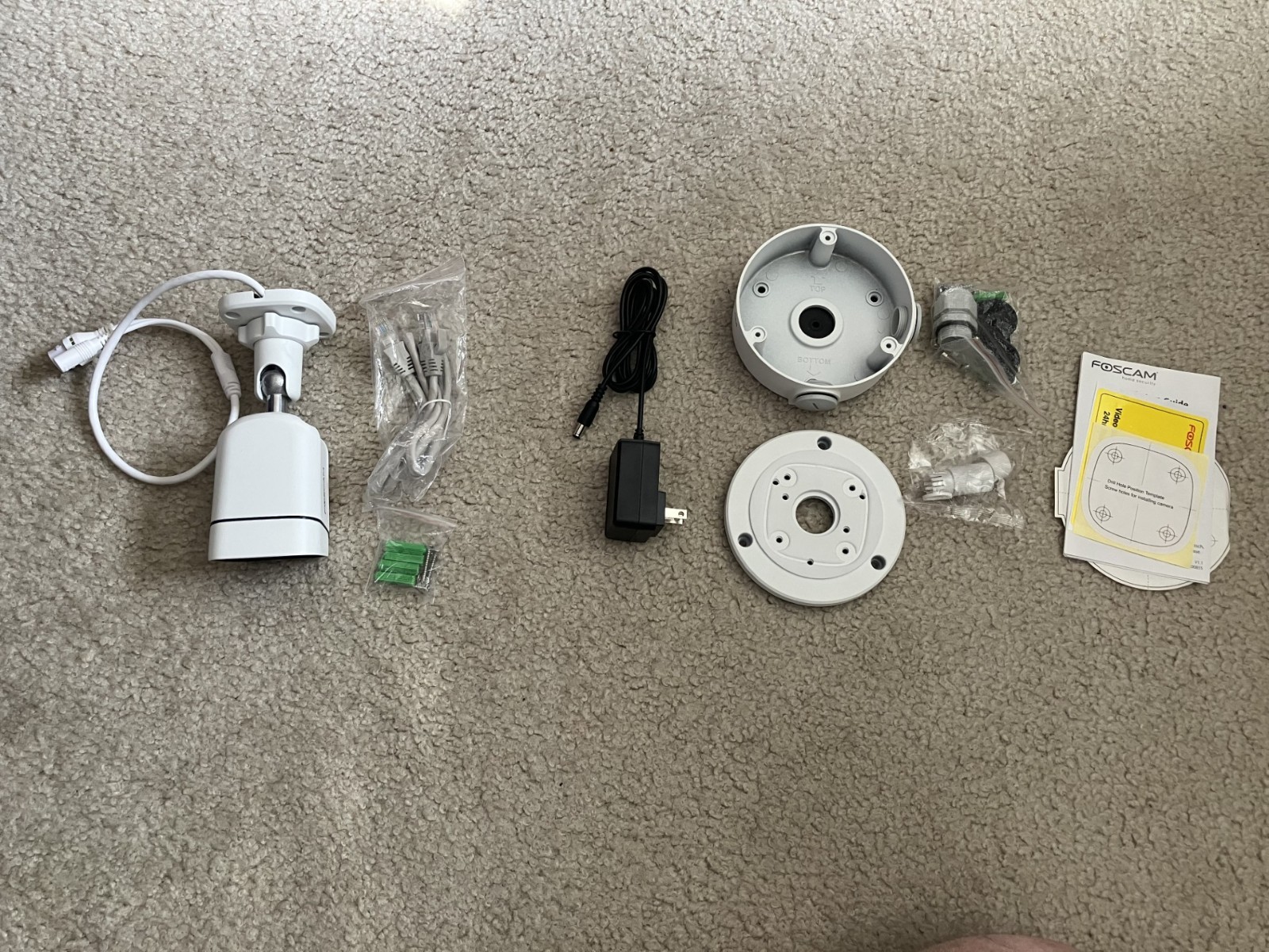 FOSCAM 4K IP PoE Security Camera Outdoor, V8EP with Waterproof Junction box
