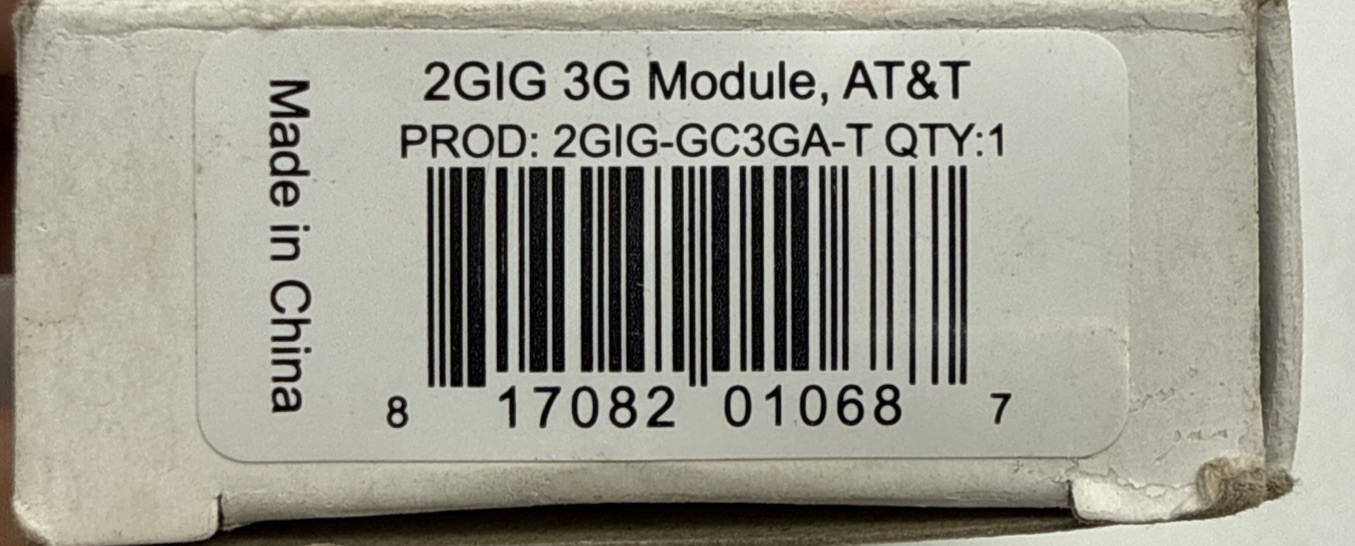 2GIG-GC3GA-T Panel Cellular Alarm LTE Communicator AT&T – NOB-SHIPS FREE