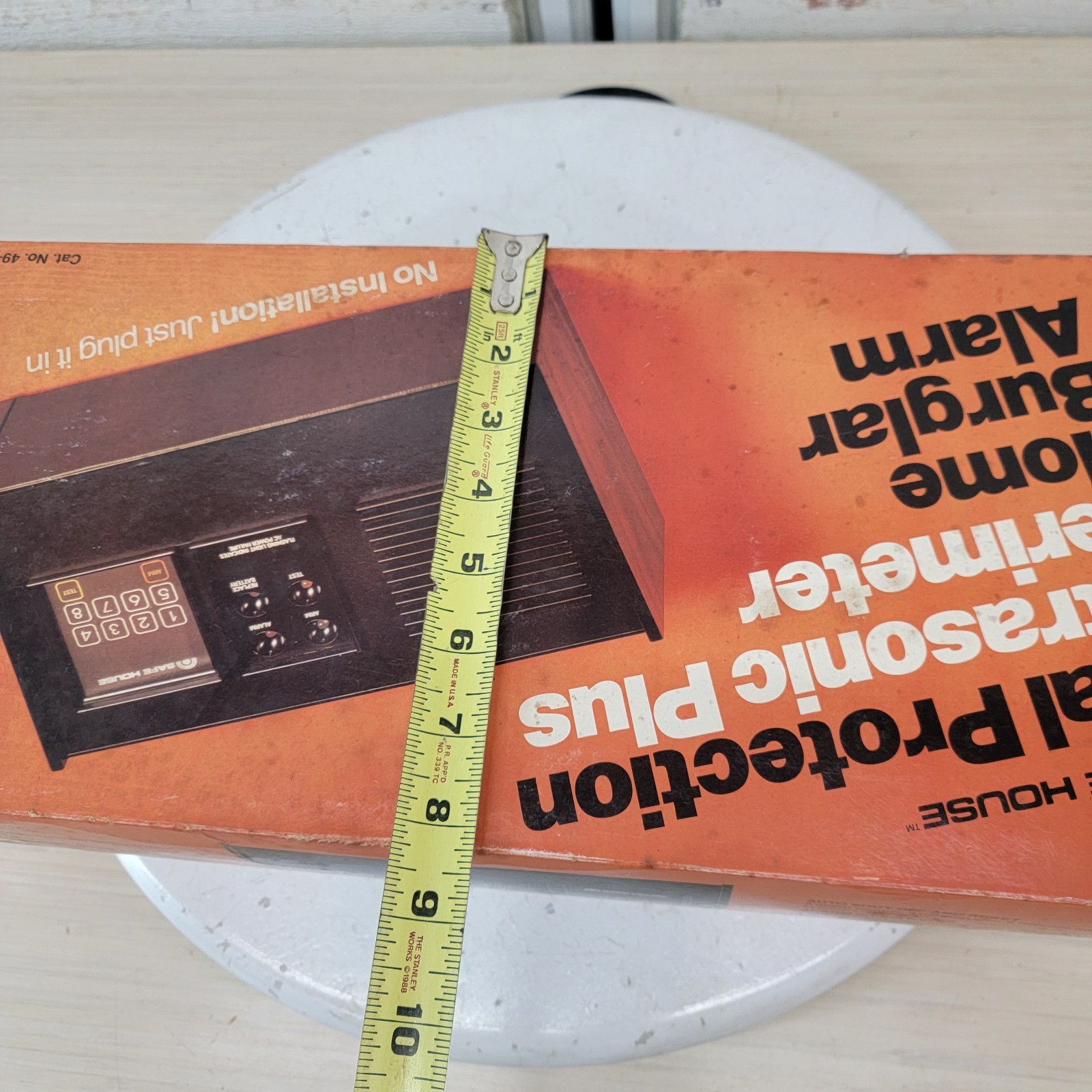 Vintage Safe House 49-302 Ultrasonic Plus Home Burglar Alarm Radio Shack Tested