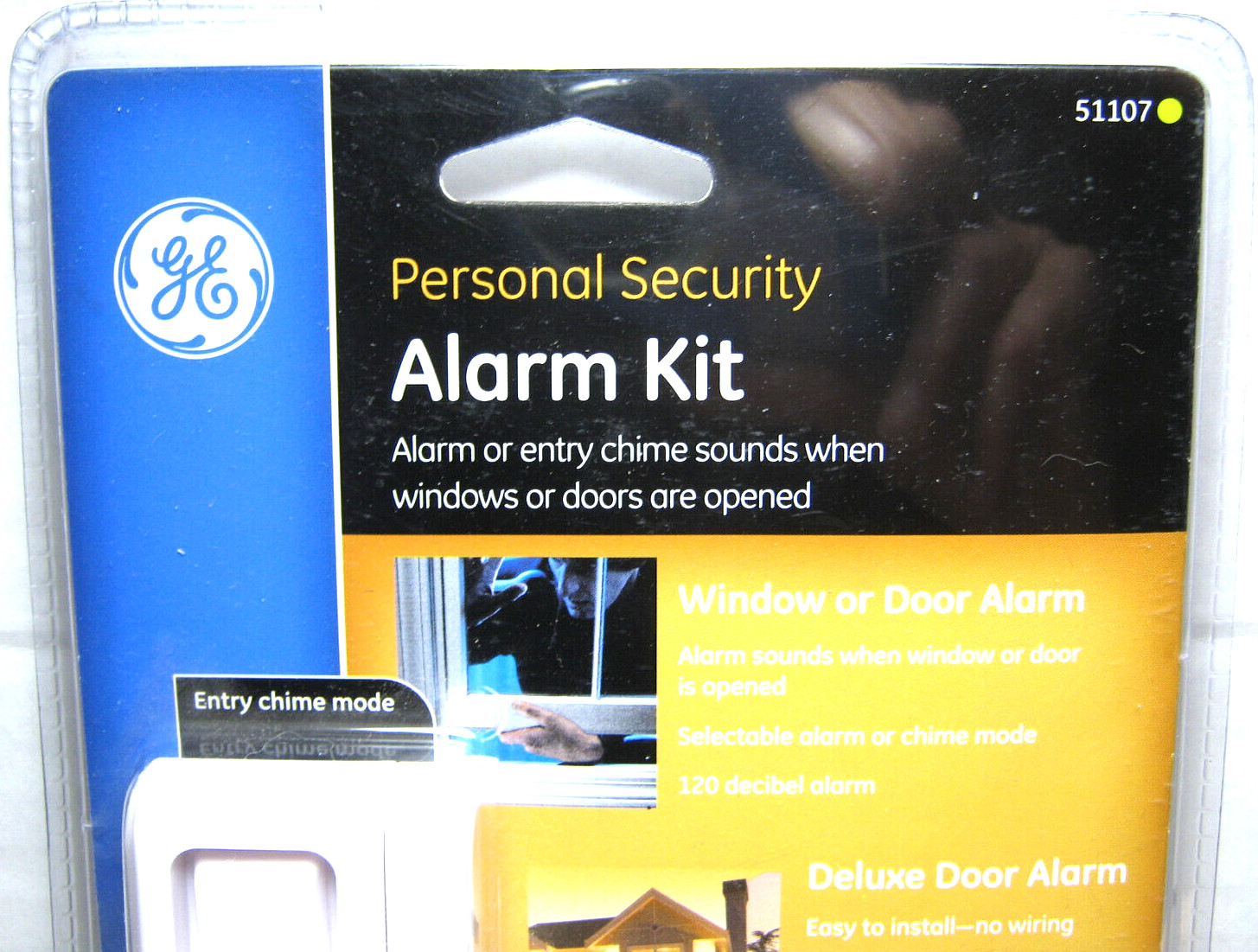 GE PERSONAL SECURITY ALARM KIT 51107 – SOUNDS WHEN WINDOWS OR DOORS ARE OPENED