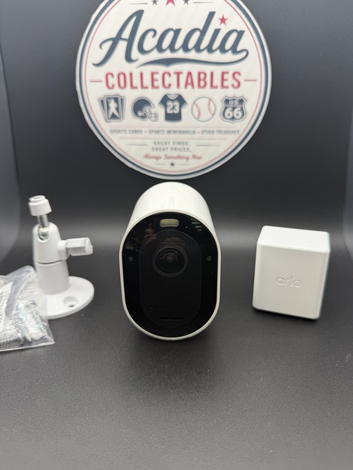 Arlo Pro 5S 2K Indoor/Outdoor Wire Free Spotlight Security Camera – White
