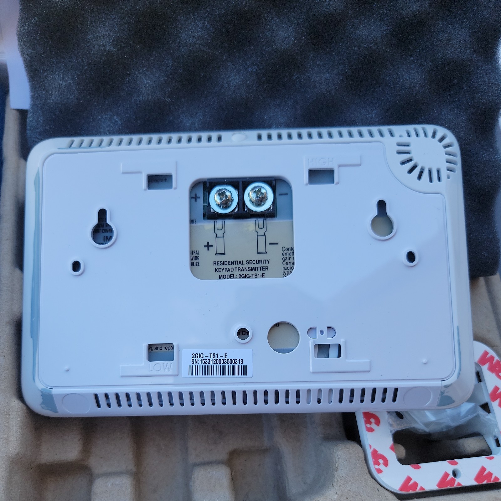 Wireless Security Control Panel 2Gig 2GIG-TS1-E (New)