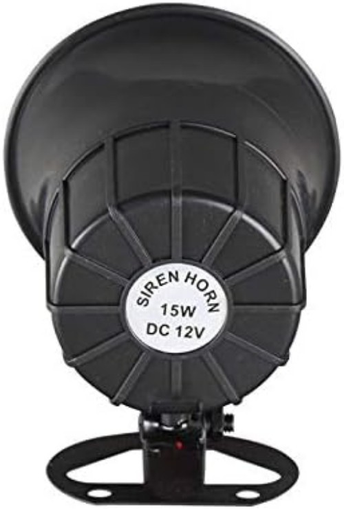 Wired Alarm Siren Horn 15W DC 6 to 12V Security Siren with Bracket for Home S…