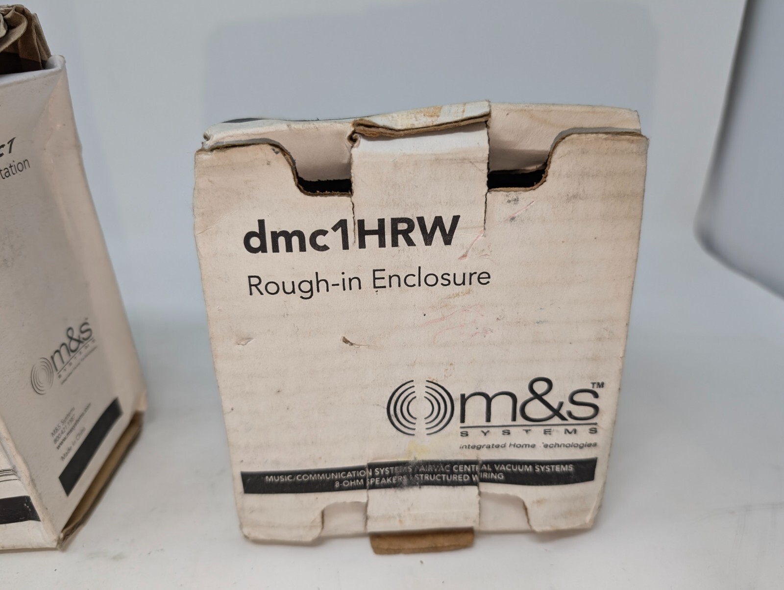 M&S Systems DMC1HRW Flush-mount Rough-In Box Enclosure & DMC1 Room Station