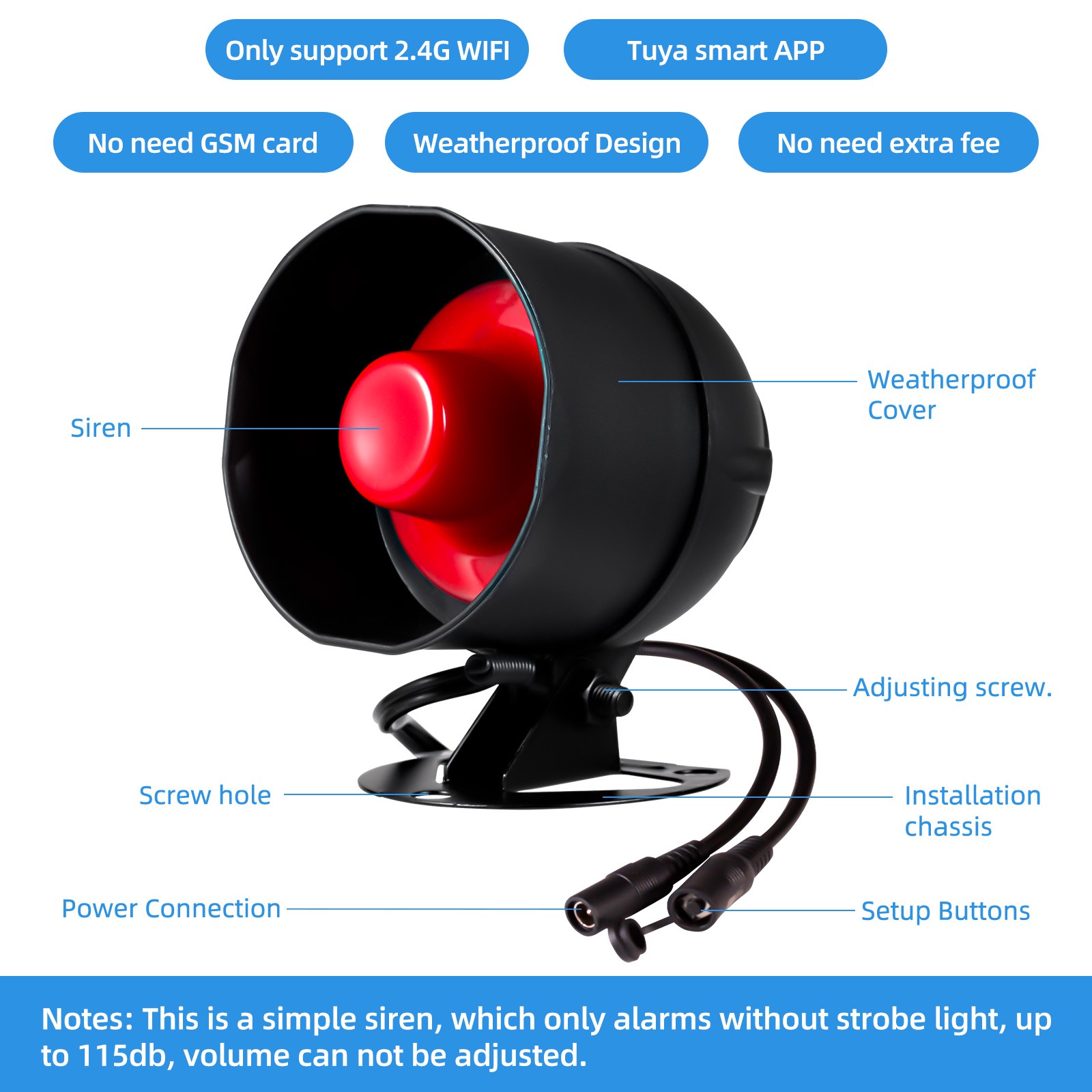 KERUI Alarm Standalone Home Security System Garage Detect Anti-theft Loud Alert