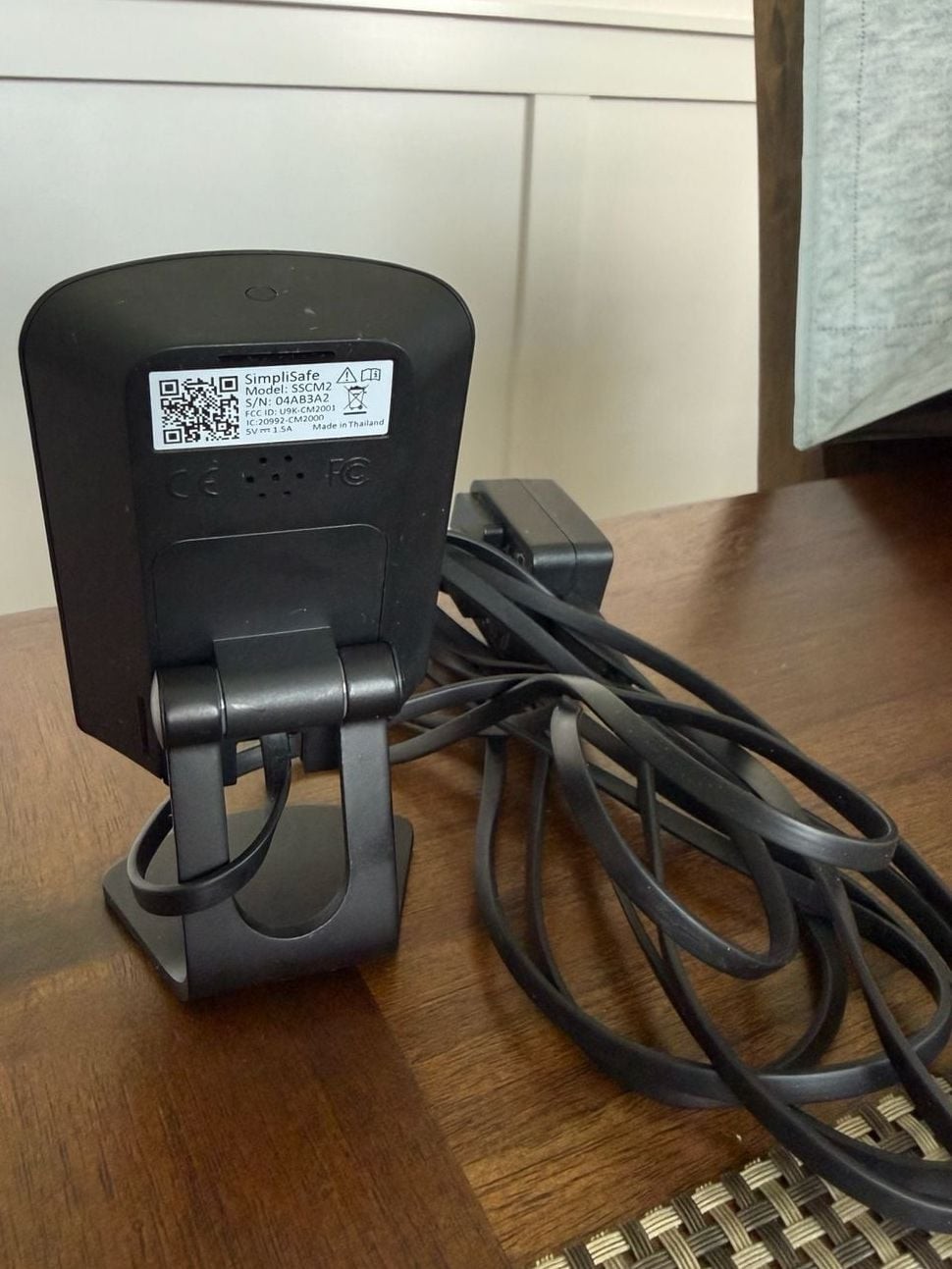 SimpliSafe SSCM2 Indoor 1080p HD Security Camera w/Power Adapter tested