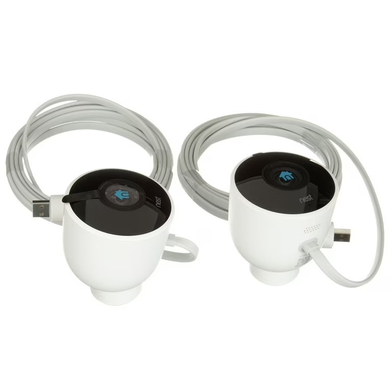 Google Nest Cam Outdoor Smart Security (Wired) Camera (2-Pack) NC2400ES Good