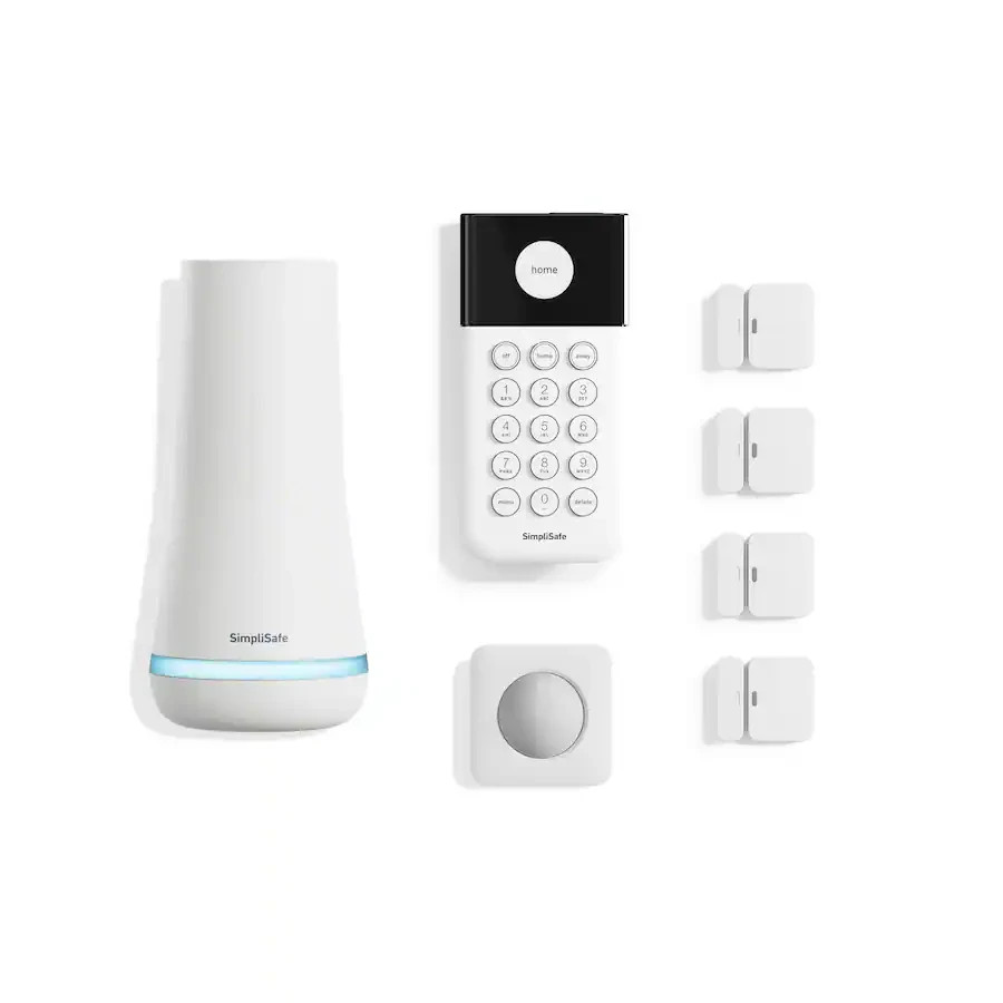 SimpliSafe – 7pc Indoor Security System – White – Current Gen
