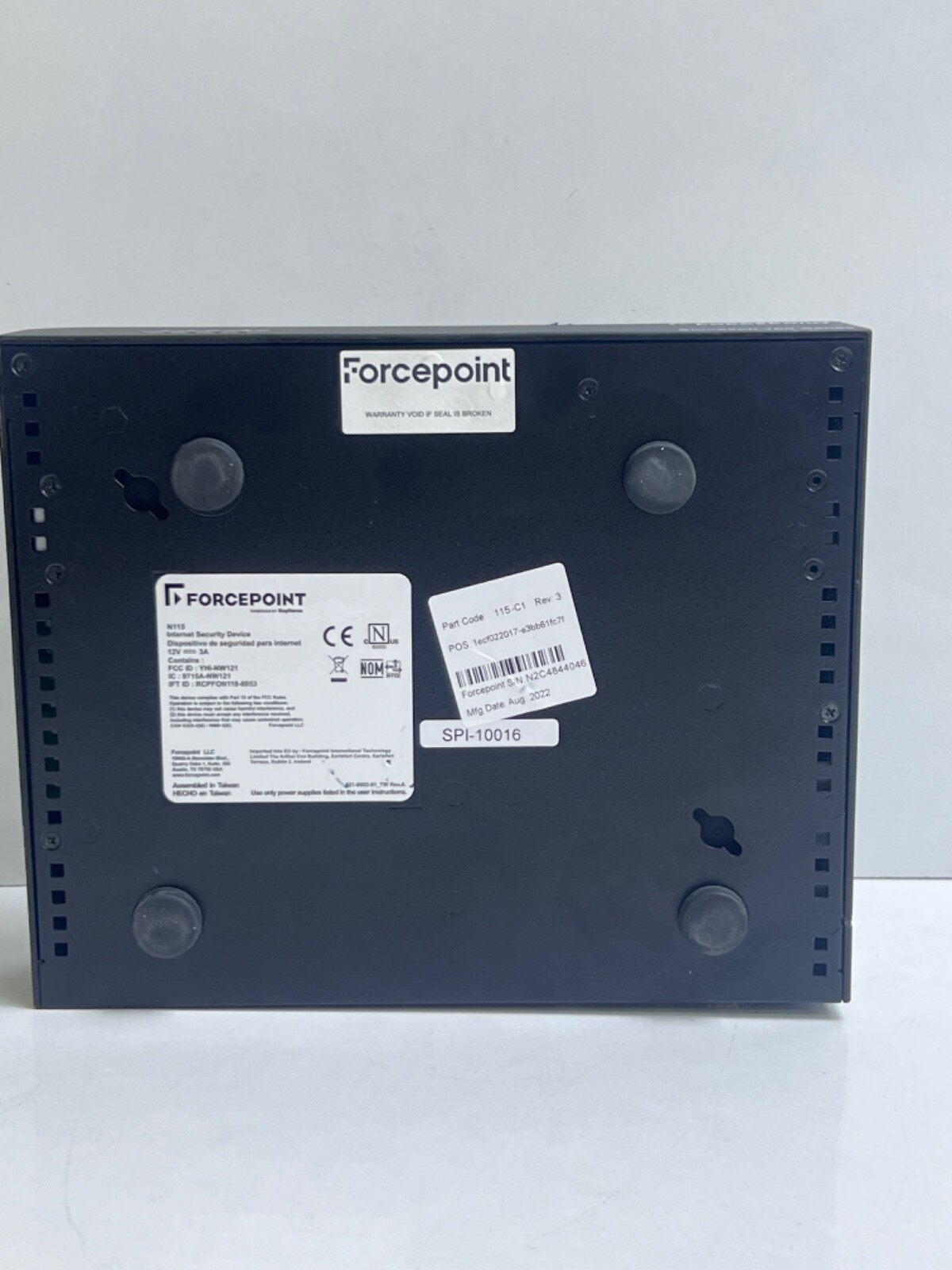 Forcepoint N115 Internet Security Device Stonesoft 100 Series