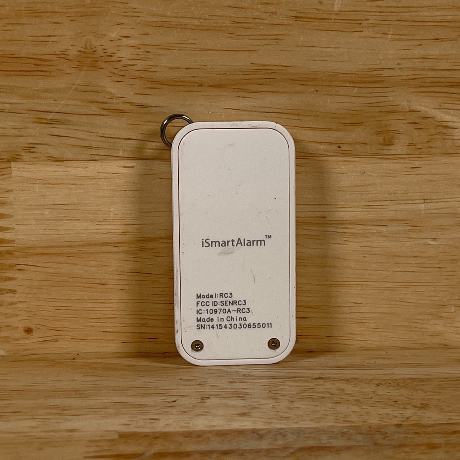 iSmartAlarm RC3 White Wireless Balise a Distance Remote Tag Security Systyem