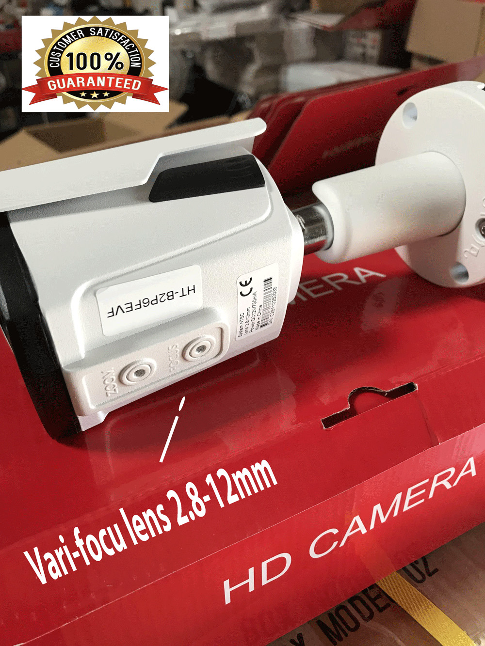 5M/4K 4-in-1 AHD CVI HDTVI Analog OSD Outdoor Security Camera 2.8-12mm Lens