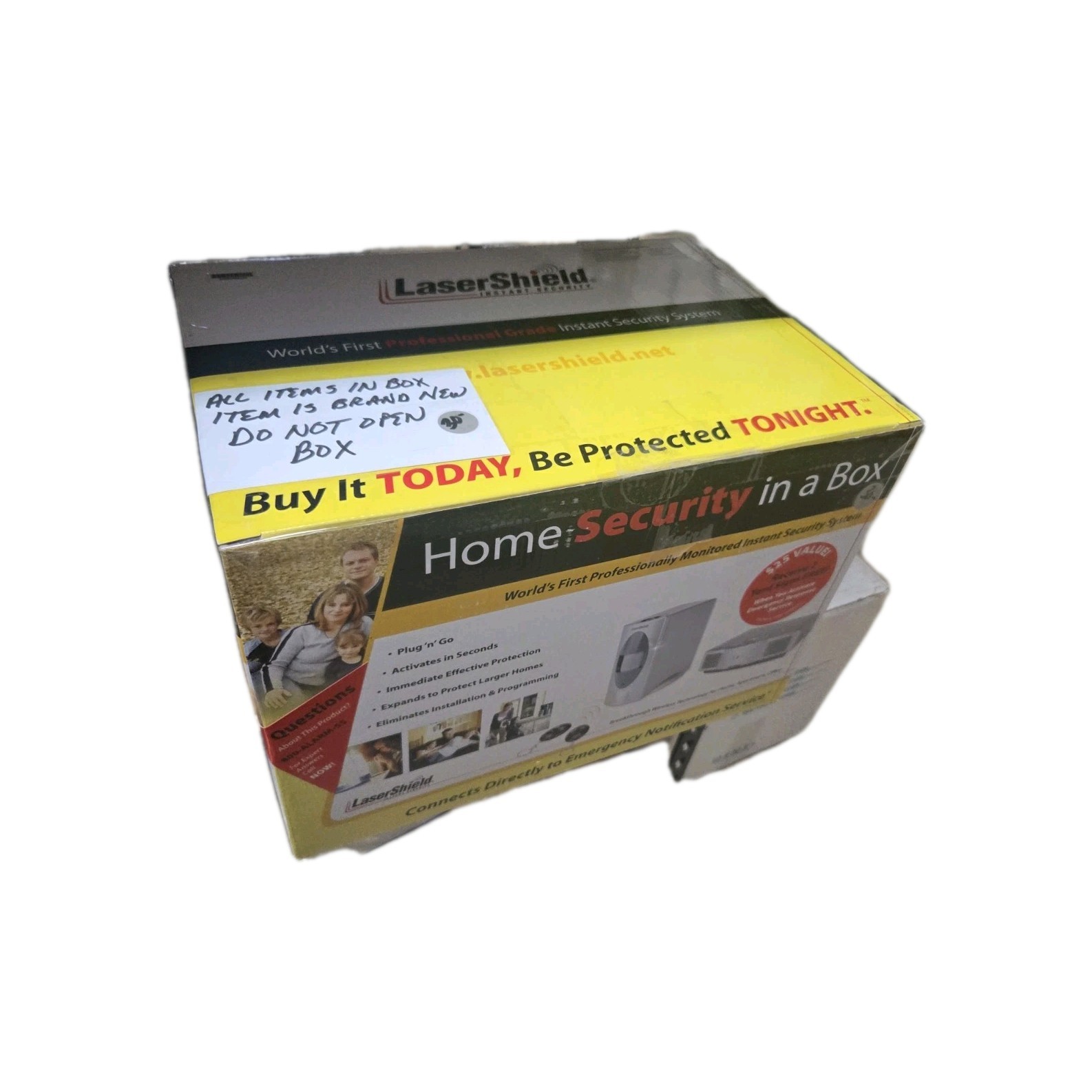 LaserShield Home Security in a Box Plug-N-Go System • NEW • Alarm Kit