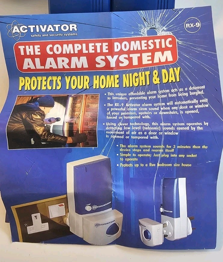 Portable Security Safeguard Activator RX-9 Rx-8 Infrasonic Home Security Alarm