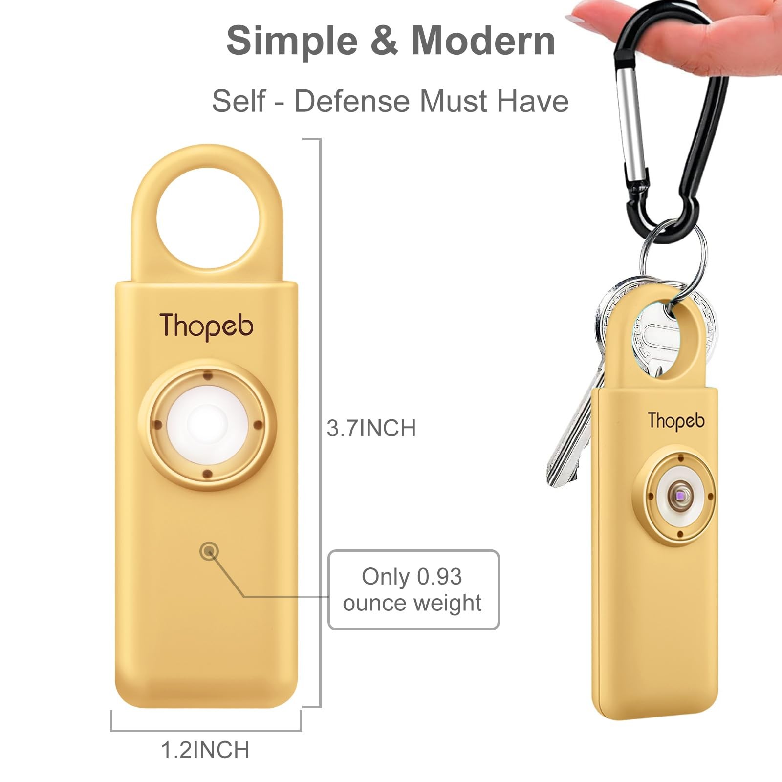 –The Original Personal Safety Alarm for – Elders & Keychain Siren – 135dB Lou…