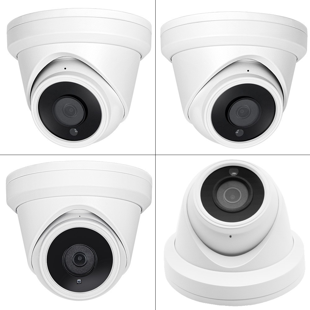 Vikylin 4K 8CH 8POE NVR CCTV System 8MP Security IP Camera Turret IR 30m MIC Lot