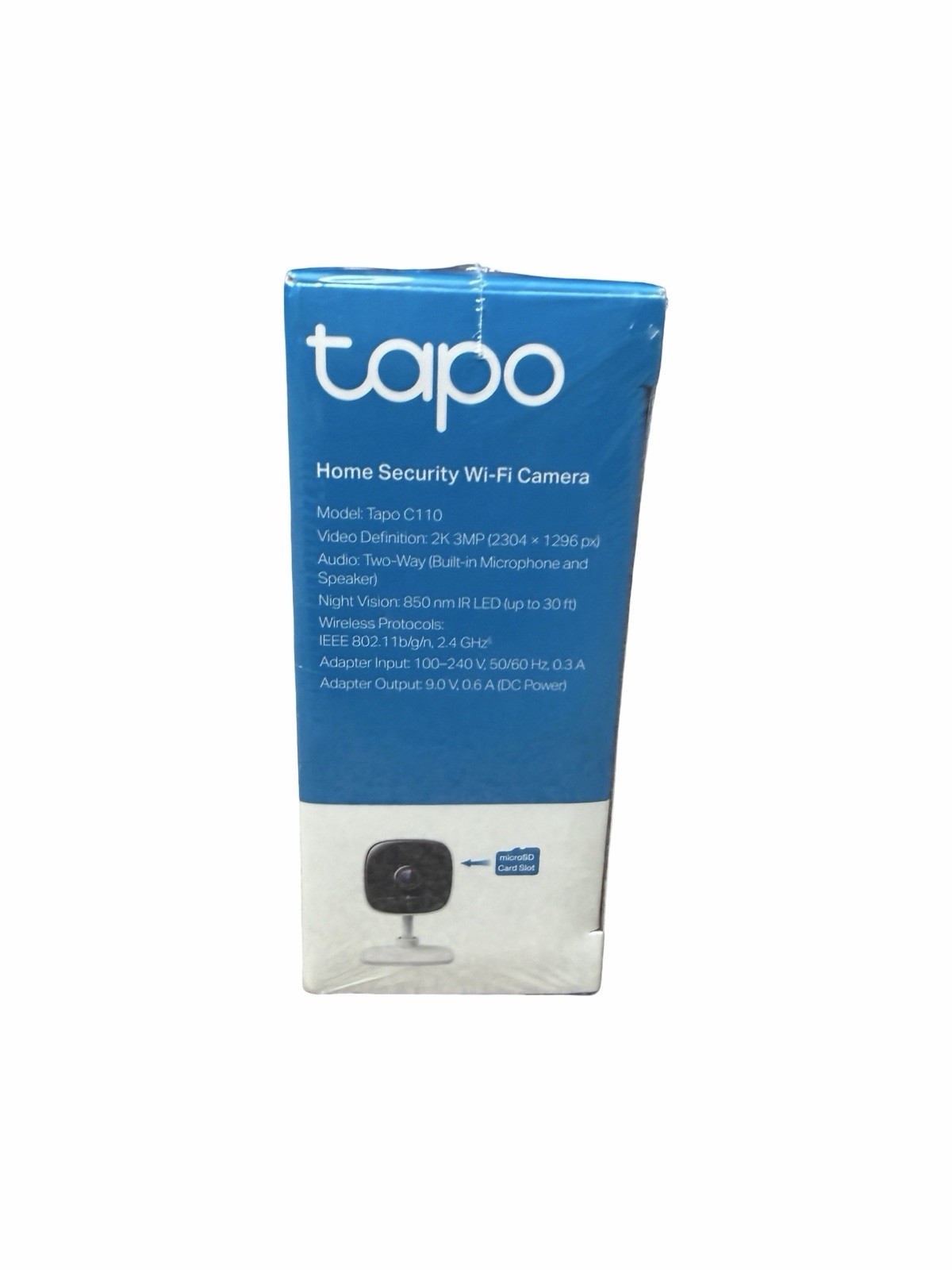 TP-LINK Tapo 2k Indoor Security Wi-Fi Camera Tapo C110 Night Vision White