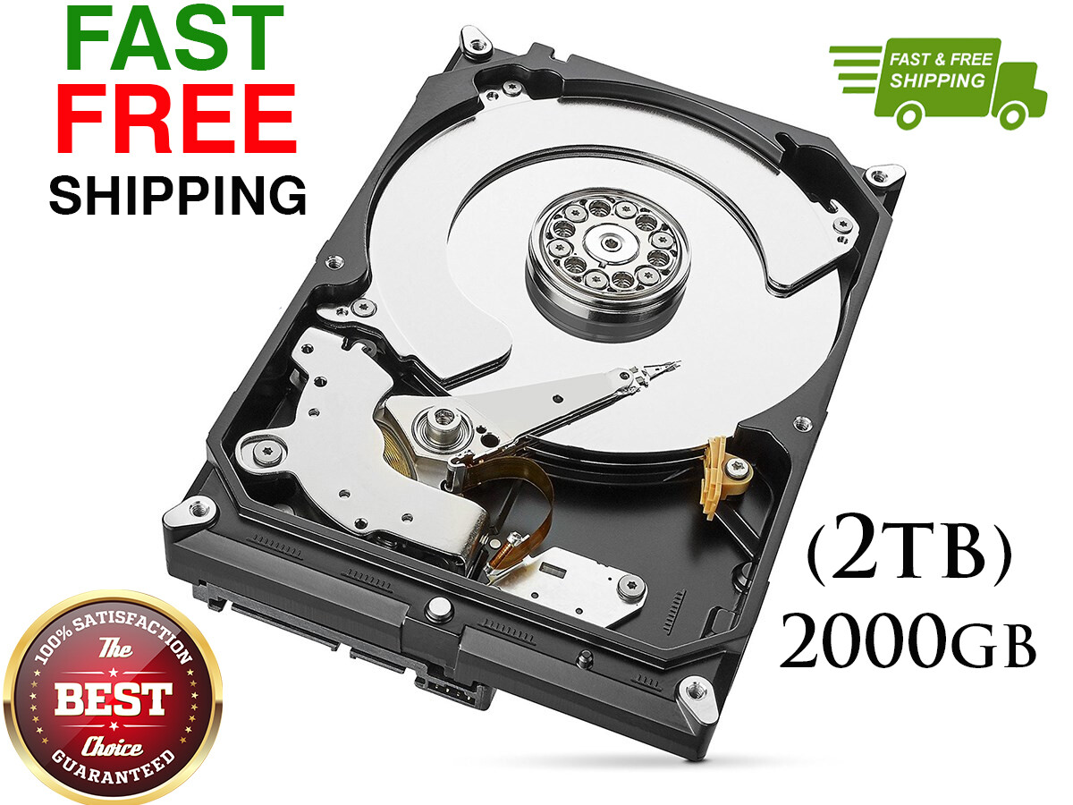 2000GB 2TB eufy Security Camera System DVR NVR Compatible Hard Drive HDD