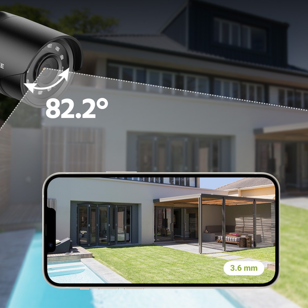 ANNKE 4MP Wireless PTZ Security Camera 2-Way Audio Color Night Vision Auto Track