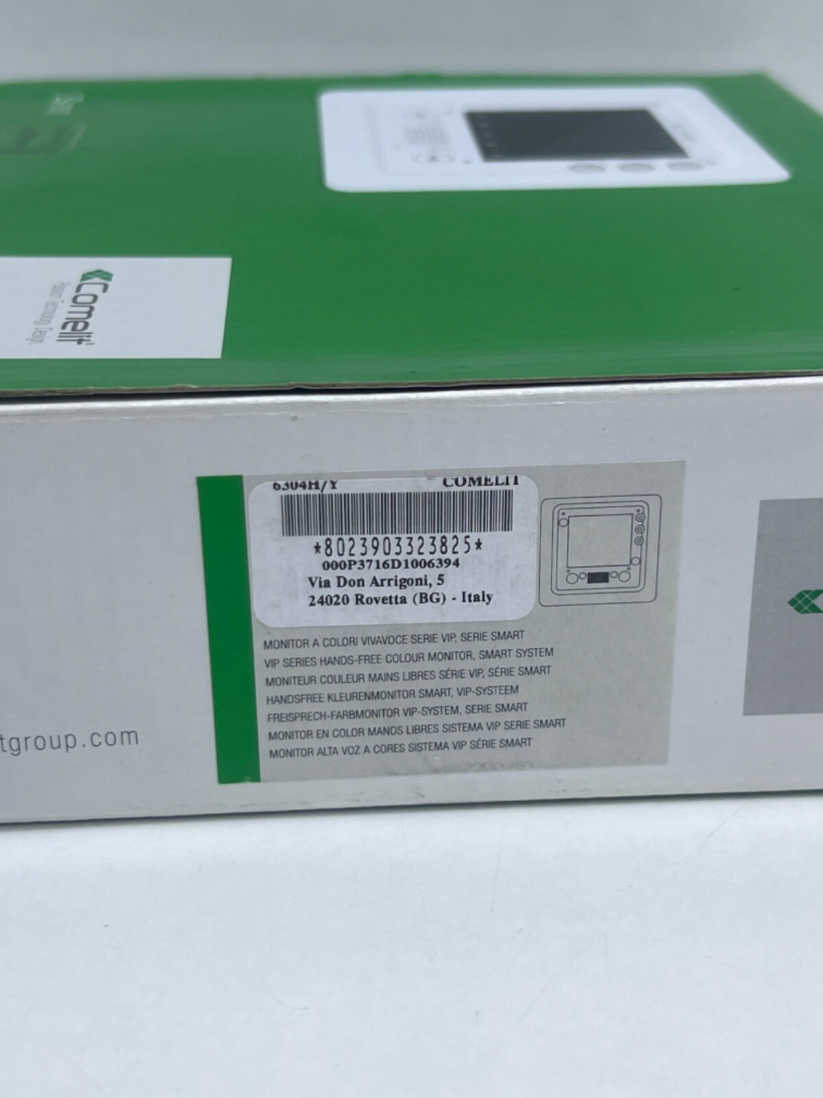 Comelit 6304H ViP Series, Hands-Free Color Monitor, Smart System