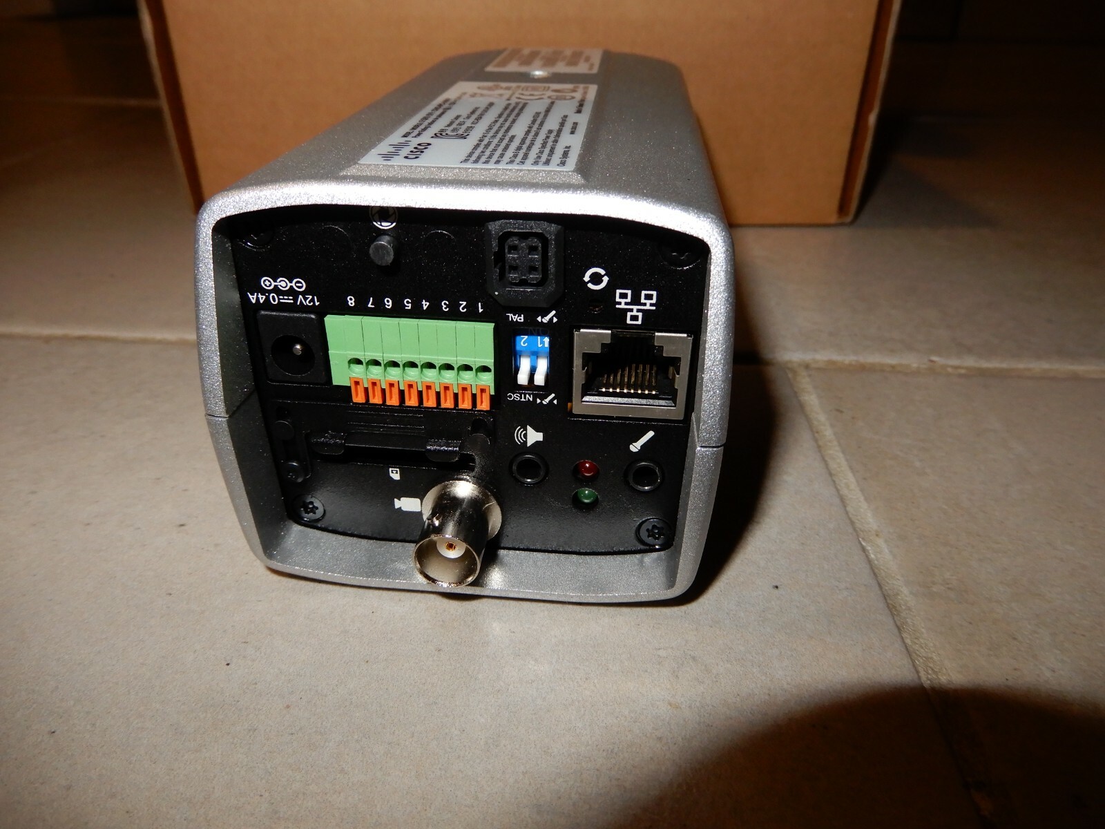 Cisco CIVS-IPC-6000P Black & Silver Long Range Network Surveillance Video Camera
