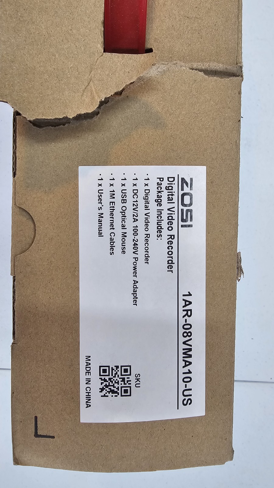 ZOSI 8CH DVR 4 Camera Security System Kit Missing Mount Ring Read Description