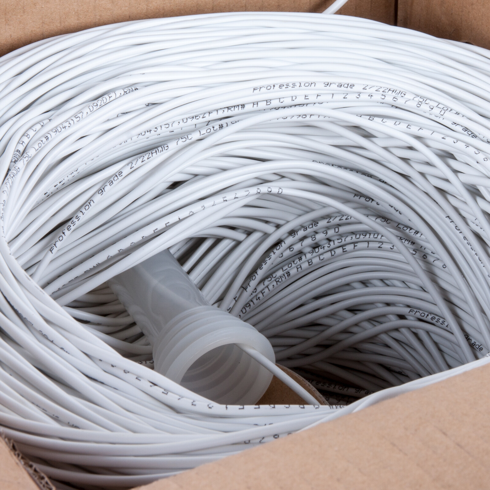Security Wire Burglar Alarm 22/2 22/4 22/6 Speaker Cable Stranded White 1000ft