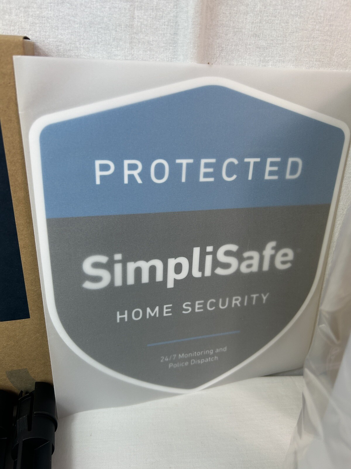 NEW SimpliSafe Base Station BS3W w/ Power Adapter & KP3W Keypad, Sign & Stakes