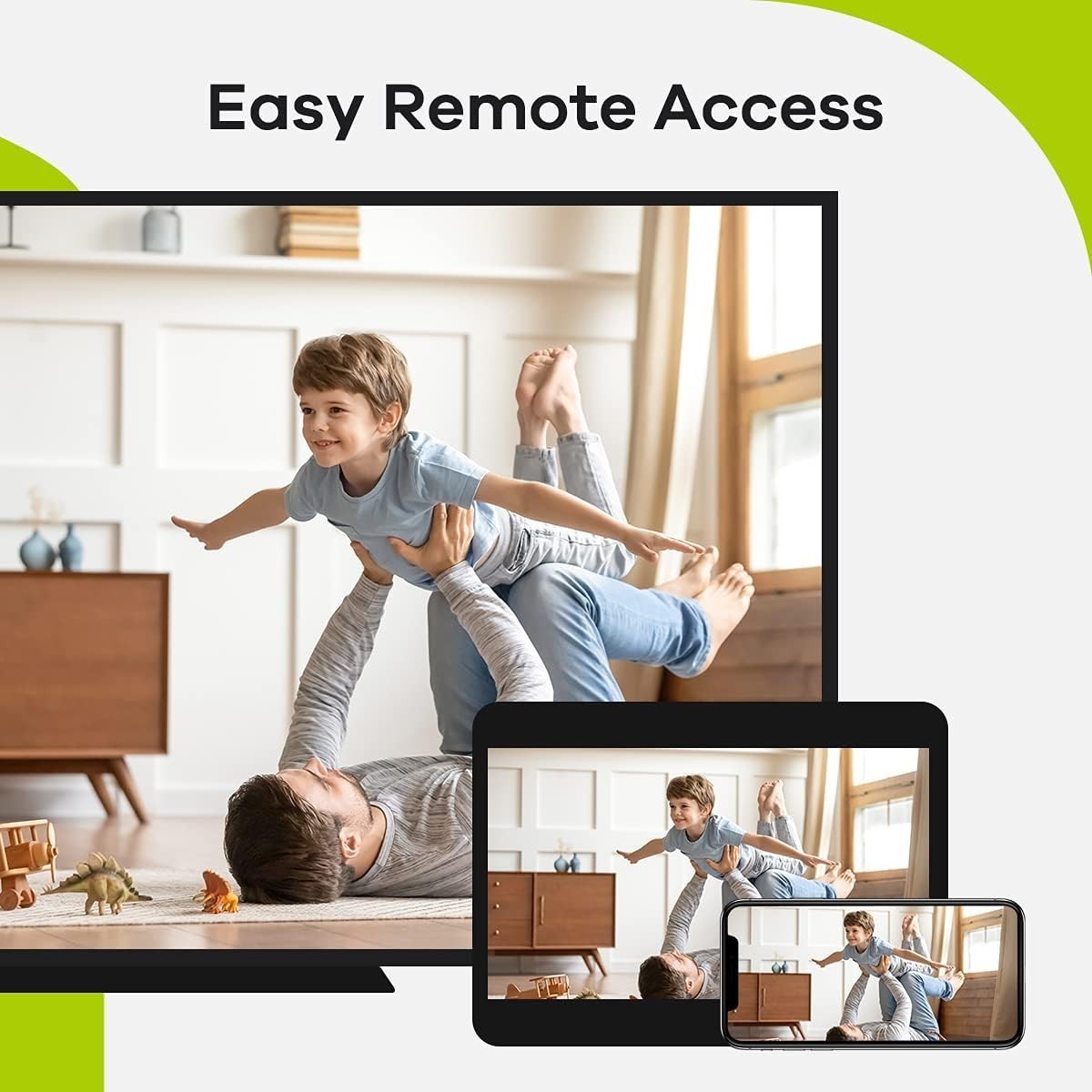 5MP DVR 8-Channel Security Recorder Supports Hybrid Cameras Remote Access