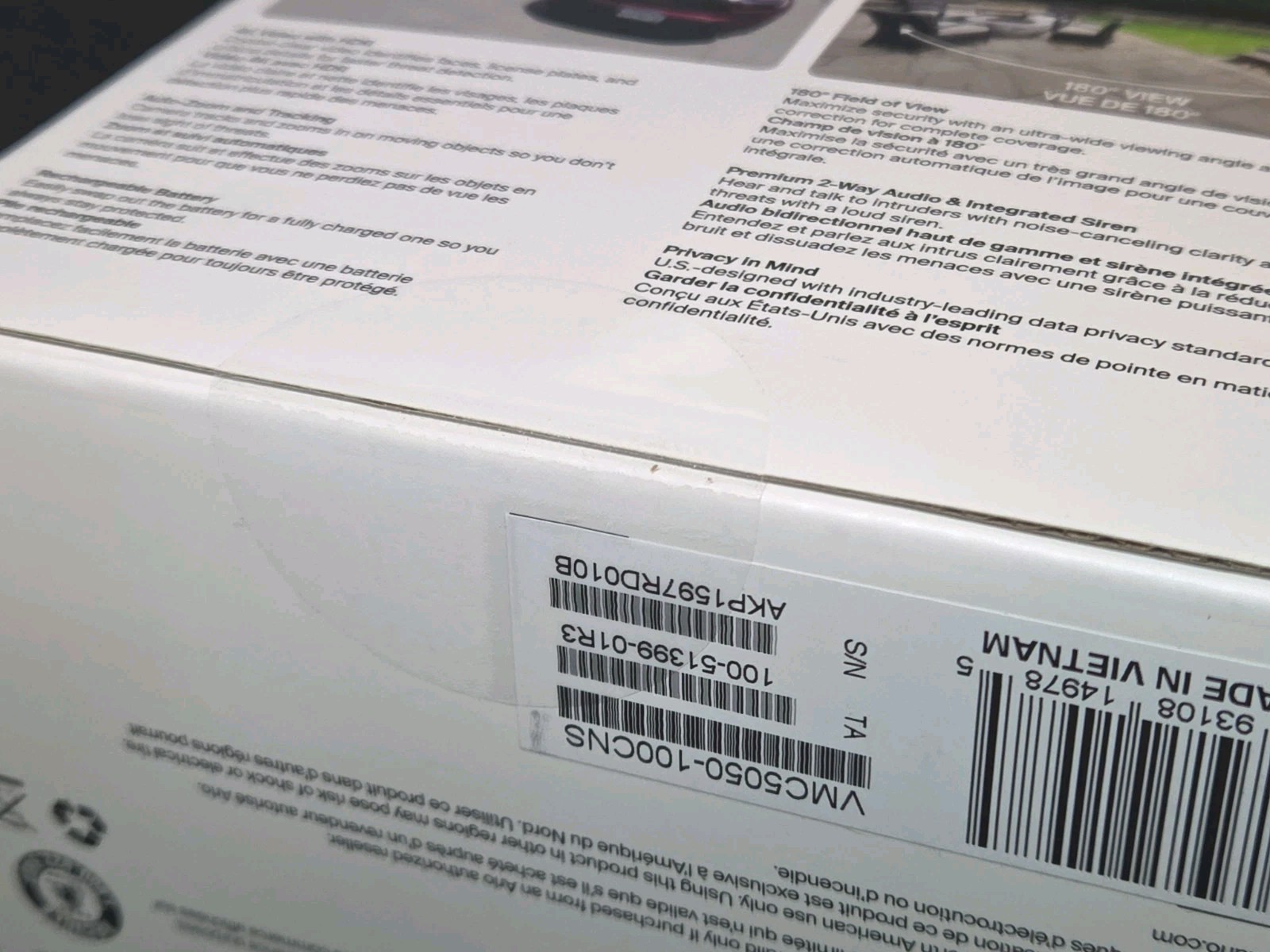 Arlo Ultra 4K HDR 3rd Gen Single Add On Security Camera Battery Powered NwSealed