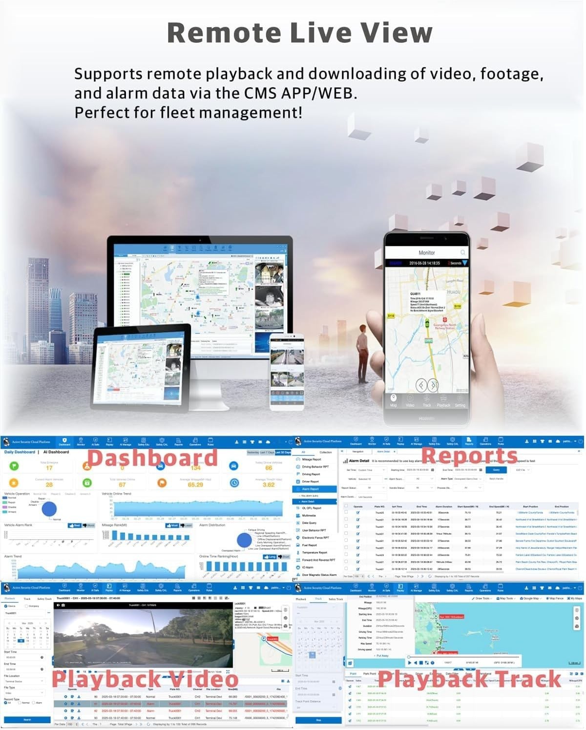 NEW JOINLGO 8-CH 1080P Mobile DVR System | 1TB SSD | 4G WiFi GPS Fleet