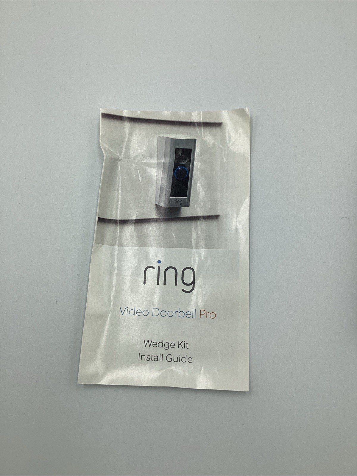 Ring Video Doorbell Pro Wedge Kit (LPv3) Includes Manual, 3 Mounts, & Hardware