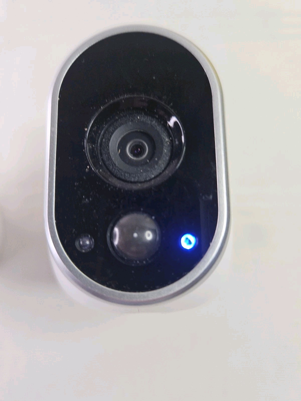 Two Netgear Arlo VMC3030 Indoor/Outdoor Security Camera White w/Magnet Mount