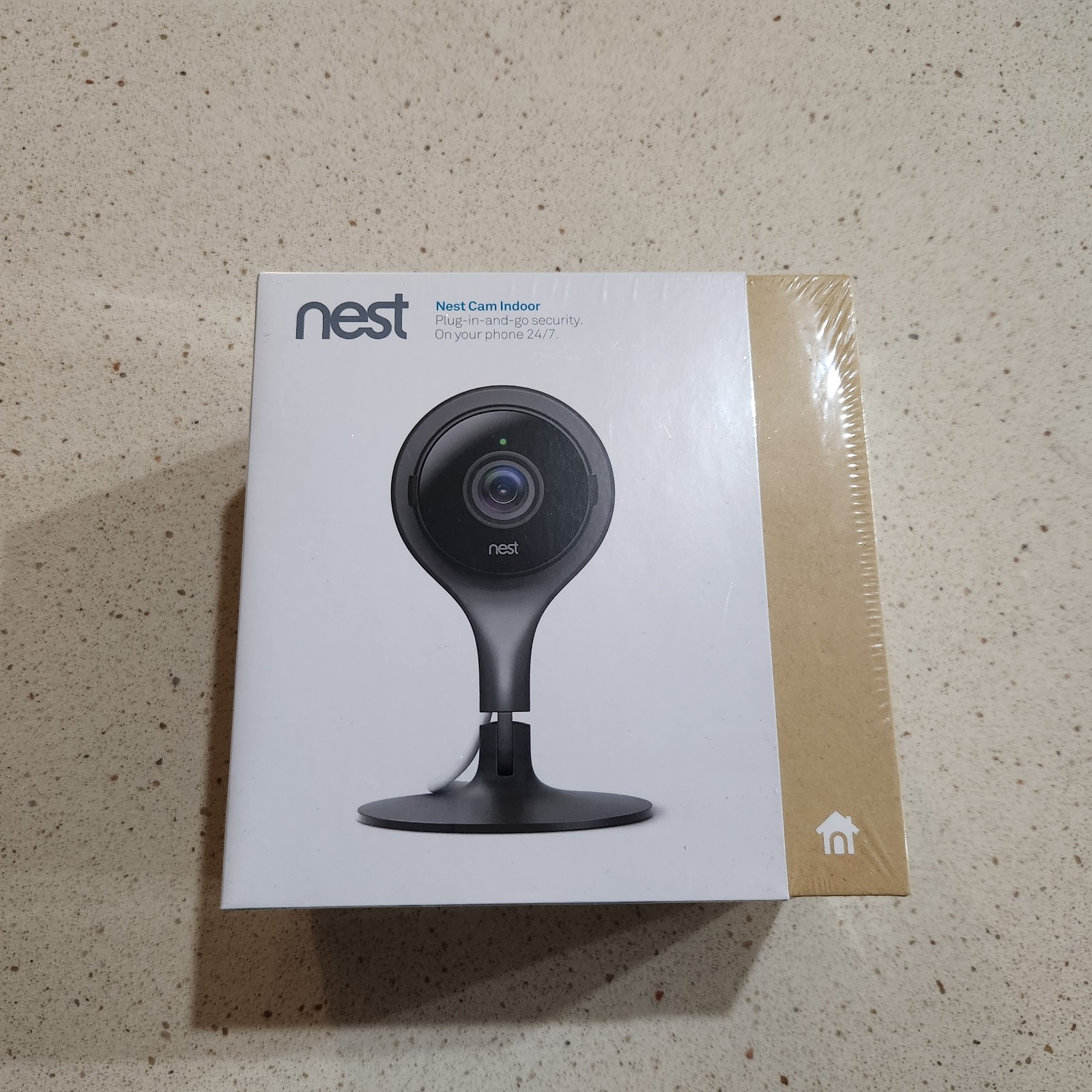 New Factory Sealed Google Nest Cam Indoor Black 1st Generation A0005-NC1102ES