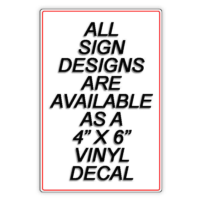 Please Do Not Block Driveway Thank you Metal 8″ x 12″ Sign SDNB010
